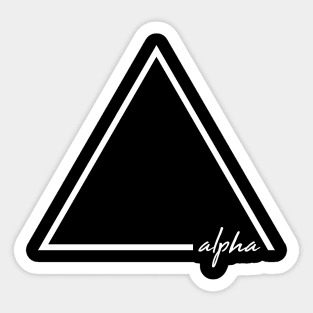 Alpha Sticker